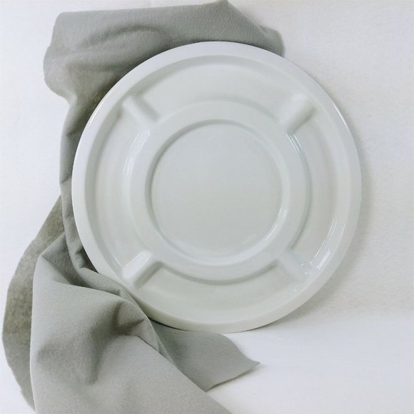 Serving Platter Ceramic Divided White 5 Sections - Picture 6 of 6